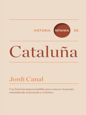 cover image of Historia mínima de Cataluña
